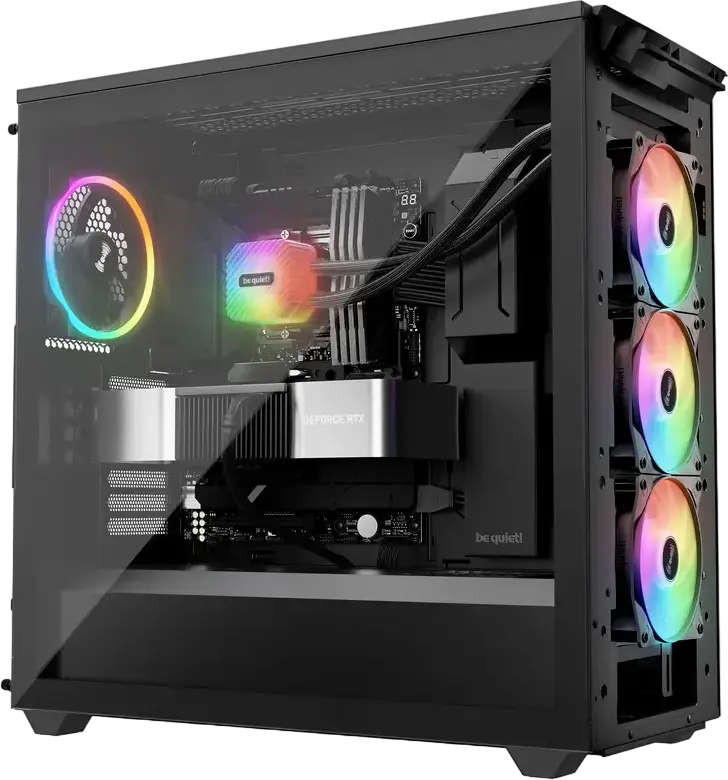 Răcitor CPU lichid AIO be quiet! Light Loop 360mm, Negru, 3 ventilatoare Light Wings LX 120mm PWM, ARGB, compatibil Intel 1851/1700/1200/115x și AMD AM5/AM4