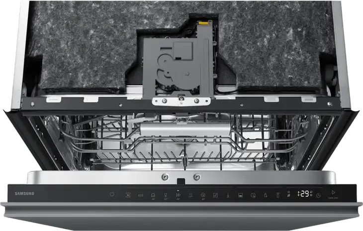 Samsung DW80H77JAI0U1 Built-in Dishwasher, 60cm Full Size, 14 Place Settings, Inverter, AI Wash, Wi-Fi SmartThings, Auto Open Door, Gray Stainless Steel