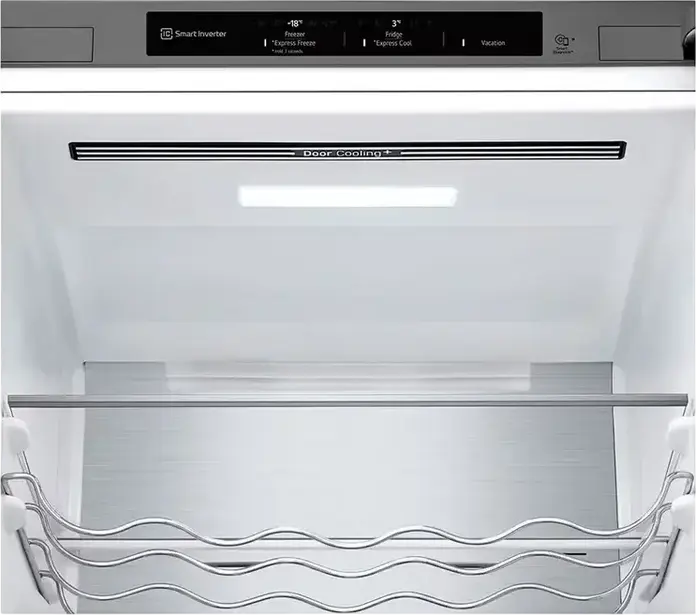 LG GBV7280 Combi Refrigerator Bottom Freezer 419L Energy Class B Stainless Steel Door Cooling+ Inverter Linear Compressor Freestanding 203 cm