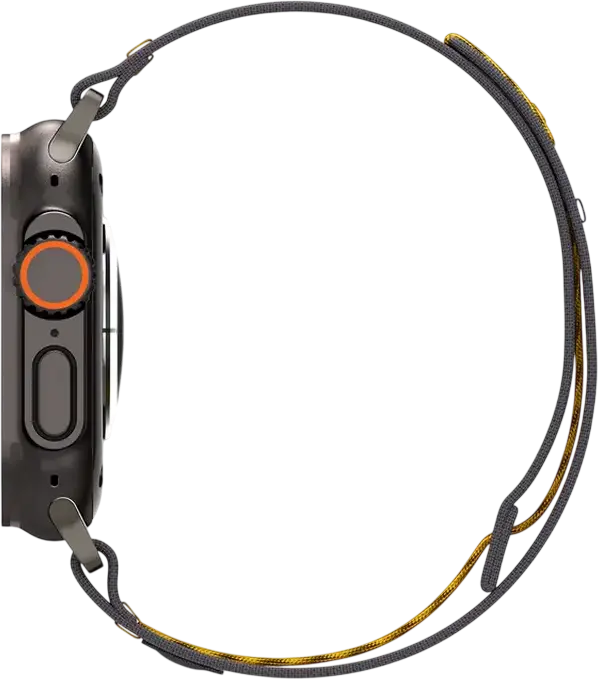 Curea Sport Spigen Athlex Air din Nylon Respirabil Gri pentru Apple Watch Series 10, 9, 8, 7, 6, SE, Ultra 2, 42mm 44mm 45mm 46mm 49mm, Fixare Velcro