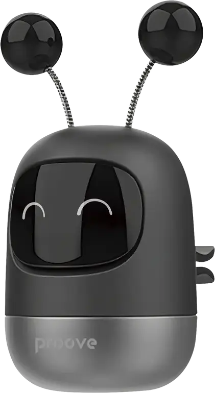 Aromatizator auto Proove Emoji Robot Happy, Negru