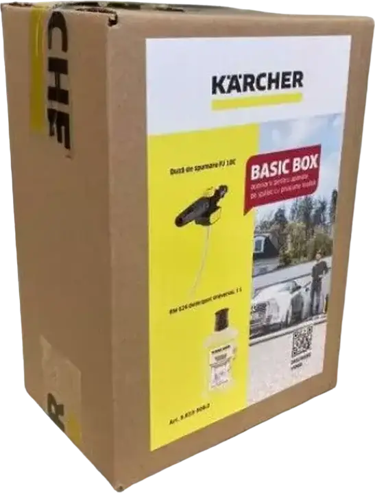 Karcher 9.633-508 Basic Box Kit for Pressure Washers with FJ 10 Foam Nozzle and 1L Universal Cleaner, Yellow Plastic