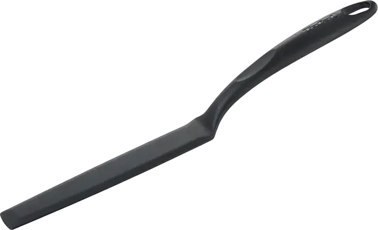 Tefal Bienvenue 2744912 Pancake Spatula, Heat Resistant up to 220°C, Non-Stick Compatible Plastic with Soft Grip Handle, Black, 32.4 cm, Dishwasher Safe