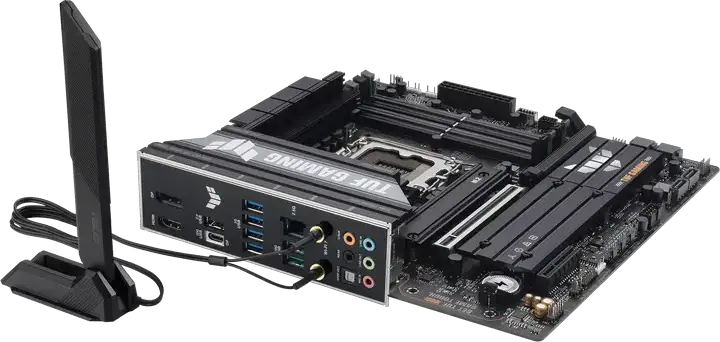 ASUS TUF GAMING B860M-PLUS WIFI Motherboard LGA1851 Intel B860 Micro-ATX DDR5 256GB PCIe 5.0 M.2 Wi-Fi 7 Bluetooth 5.4 for Intel Core Ultra Processors