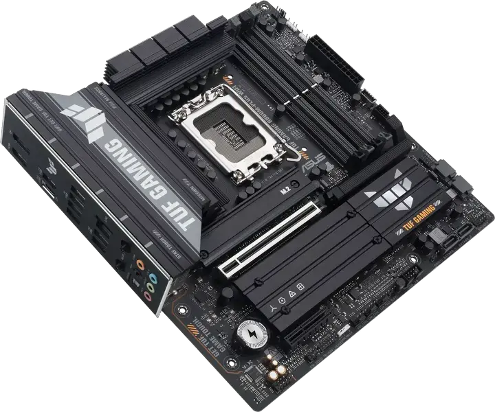 ASUS TUF GAMING B860M-PLUS WIFI Motherboard LGA1851 Intel B860 Micro-ATX DDR5 256GB PCIe 5.0 M.2 Wi-Fi 7 Bluetooth 5.4 for Intel Core Ultra Processors