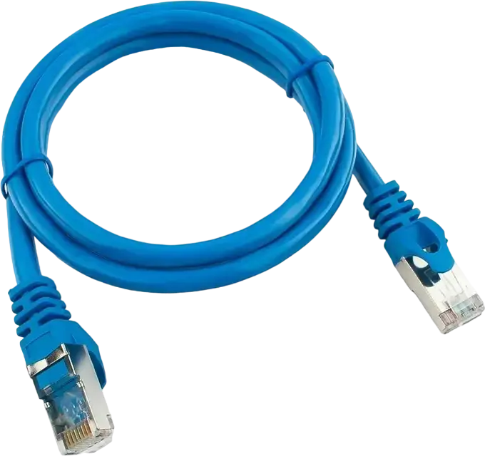 Cablu Patch Cablexpert PP6-1M Cat6 FTP 1m, Albastru, RJ45, 250 MHz, AWG 26 CCA, Ecranare Folie AL, Contacte Platinate cu Aur, Mantal PVC