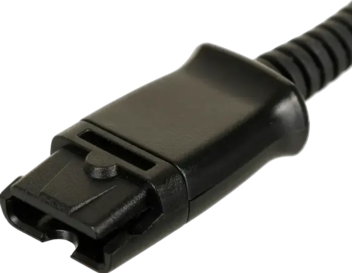 Casca Monaural Fanvil HT201 Over-the-Head, Audio Wideband cu Anularea Zgomotului, Conectare QD la RJ9 pentru Telefoane IP Fanvil, Negru