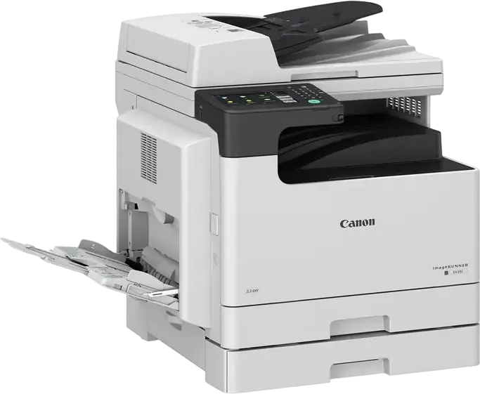 Canon imageRUNNER 2425i Monochrome A3 Laser Multifunctional Printer, 25 ppm, 1GHz Dual Core, 2GB RAM, 64GB eMMC, 7 inch Touch Panel, Duplex ADF, White
