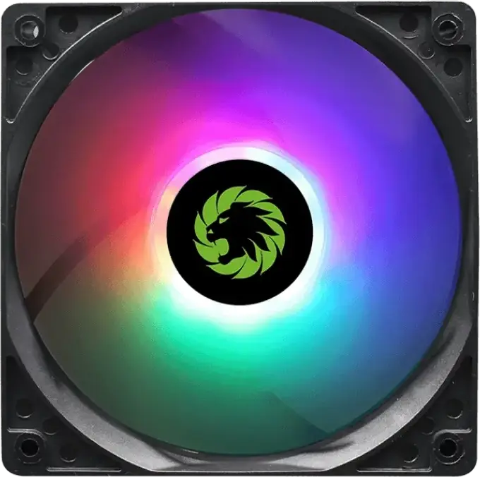Ventilator Geamansa PC Gamemax GMX-AF12X 120mm RGB Fix FRGB Negru, 1100 RPM, 24.8 CFM, Rulment cu Buzna, Conector Molex + 3-pin