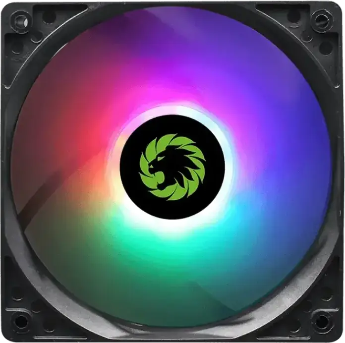 Ventilator Geamansa PC Gamemax GMX-AF12X 120mm RGB Fix FRGB Negru, 1100 RPM, 24.8 CFM, Rulment cu Buzna, Conector Molex + 3-pin