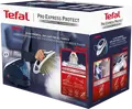 Generator de aburi Tefal Pro Express Protect GV9221, Fier de Calcat, 2600W, Presiune 7.6 bar, Jet Abur 550g/min, Talpa Durilium Airglide Autoclean, 1.8L