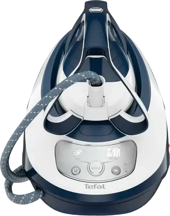 Generator de aburi Tefal Pro Express Protect GV9221, Fier de Calcat, 2600W, Presiune 7.6 bar, Jet Abur 550g/min, Talpa Durilium Airglide Autoclean, 1.8L