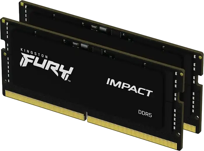Kingston FURY Impact Kit 16GB (2x8GB) DDR5 4800MT/s CL38 SO-DIMM RAM KF548S38IBK2-16 cu Intel XMP 3.0 si Plug N Play