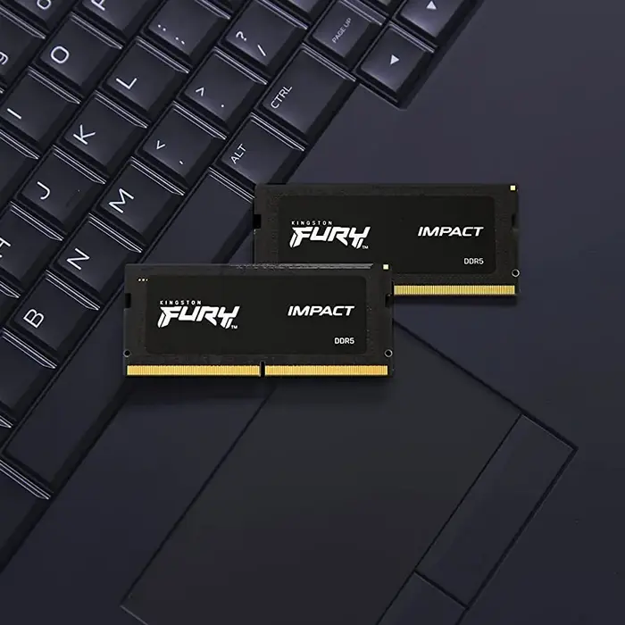 Kingston FURY Impact Kit 16GB (2x8GB) DDR5 4800MT/s CL38 SO-DIMM RAM KF548S38IBK2-16 cu Intel XMP 3.0 si Plug N Play
