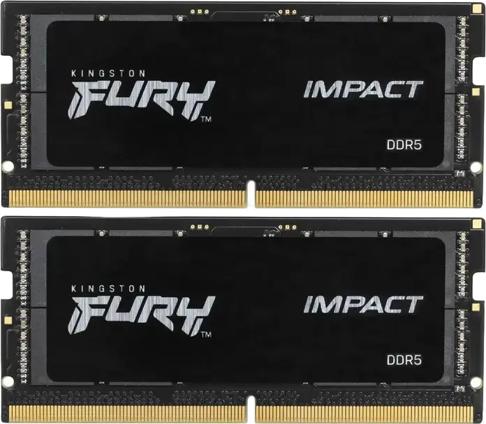 Kingston FURY Impact Kit 16GB (2x8GB) DDR5 4800MT/s CL38 SO-DIMM RAM KF548S38IBK2-16 cu Intel XMP 3.0 si Plug N Play
