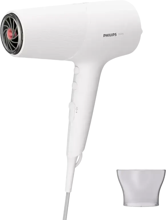 Uscător de păr Philips BHD500/00, 2100 W, Alb