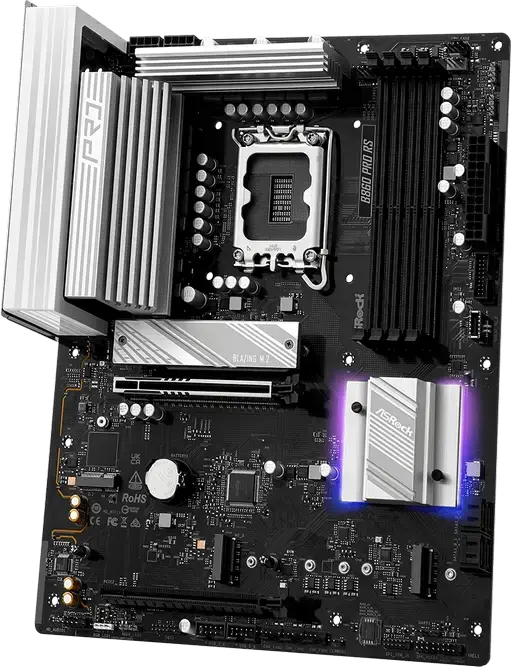 Placă de bază ASRock B860 Pro RS, LGA1851, Intel B860, ATX