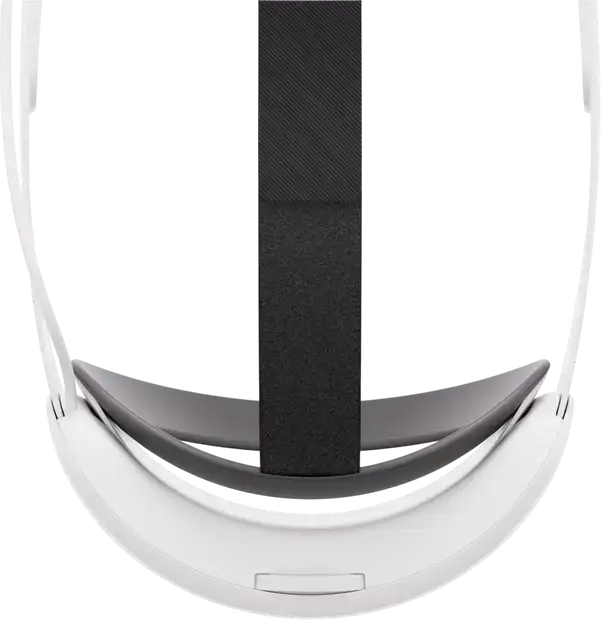 Meta Quest Elite Strap with Battery for Meta Quest 3 and 3S, 2330mAh Integrated Battery Pack, Extended Playtime, Adjustable Headstrap, White