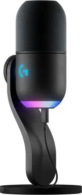 Microfon Gaming Logitech Yeti GX, Cu fir, Negru