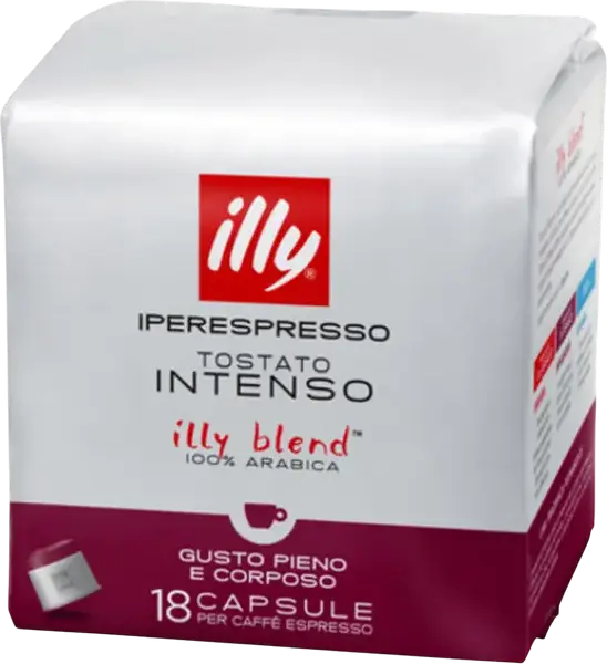 Capsule de cafea Illy Iperespresso 100% Arabica Intenso pentru masini Iperespresso, 120.6g