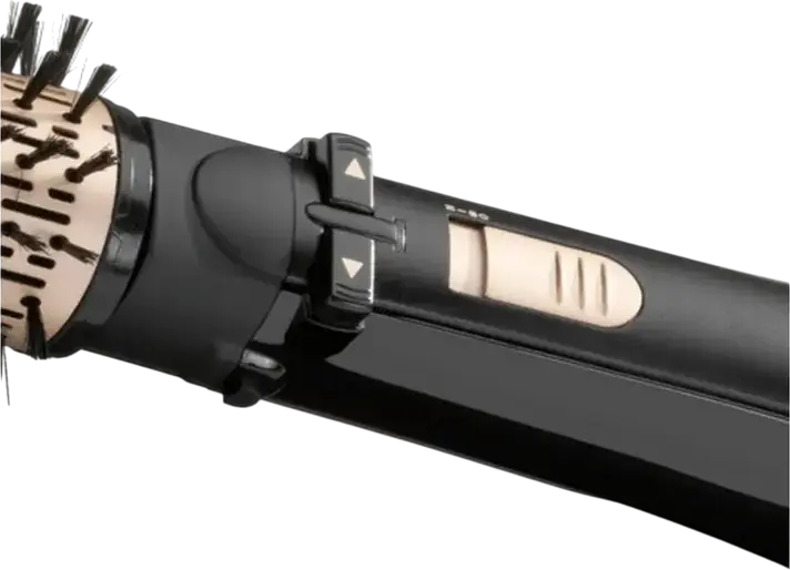 Электрическая вращающаяся щетка-фен BaByliss AS962E Big Hair Dual 1000, 1000 Вт, керамическое покрытие, ионизация, 2 насадки 42 мм и 50 мм, черный