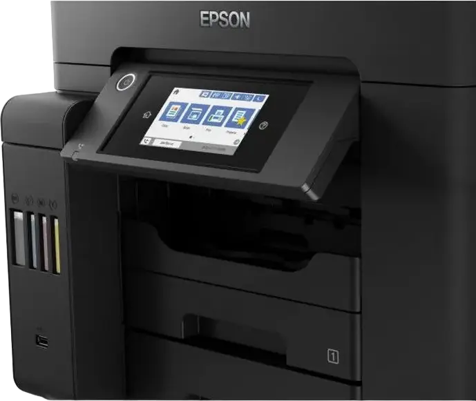 Imprimanta Multifunctionala Inkjet Epson EcoTank L6550 A4 4-in-1, Printare Scanare Copiere Fax, PrecisionCore, Duplex Automat, Wi-Fi, Ethernet, Tava 550 foi