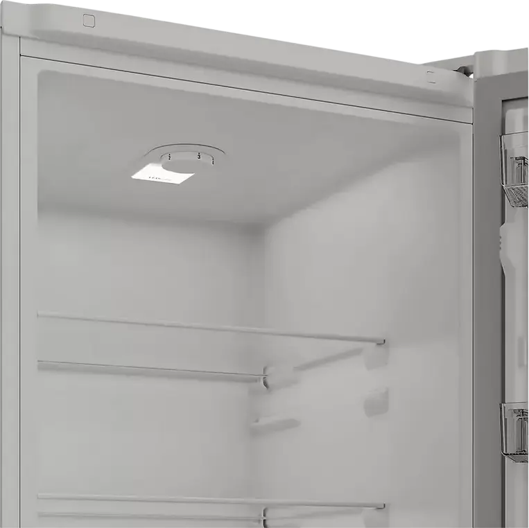 Indesit INKS 1401 W4E Combi Refrigerator, Bottom Freezer, 386L Net Volume, Energy Class E, White, LED Lighting, Tempered Glass Shelves, 202.5 cm Height