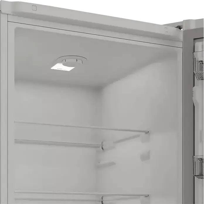 Indesit INKS 1401 W4E Combi Refrigerator, Bottom Freezer, 386L Net Volume, Energy Class E, White, LED Lighting, Tempered Glass Shelves, 202.5 cm Height