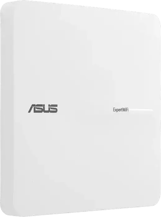 ASUS ExpertWiFi EBA63 AX3000 Access Point WiFi 6 Dual Band PoE, Procesor Quad-Core 1.7 GHz, 512MB RAM, Ethernet Gigabit, Montare Tavan/Perete, Alb