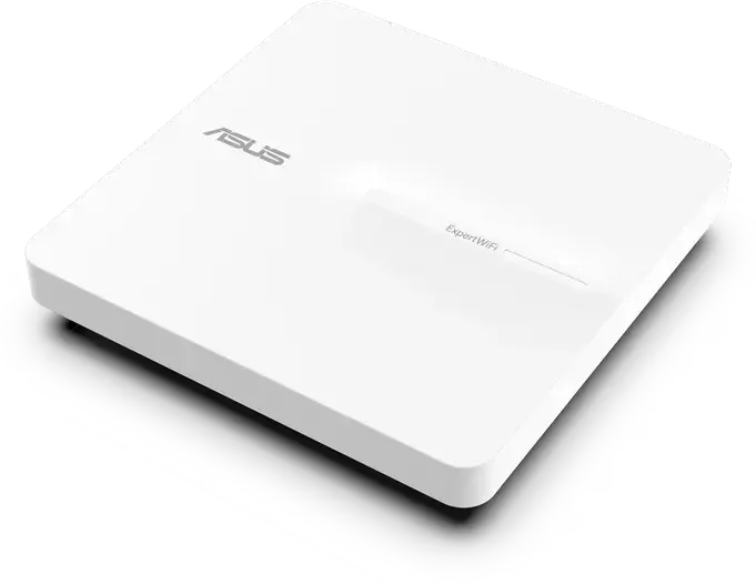 ASUS ExpertWiFi EBA63 AX3000 Access Point WiFi 6 Dual Band PoE, Procesor Quad-Core 1.7 GHz, 512MB RAM, Ethernet Gigabit, Montare Tavan/Perete, Alb