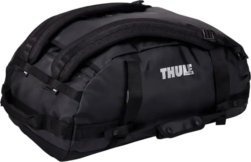 Спортивная сумка Thule Chasm Transformer 40 л, из переработанного нейлона 900D, трансформируется в рюкзак, молнии YKK, черный