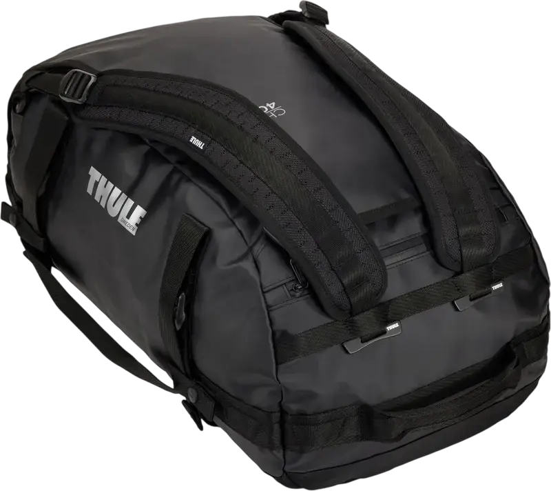 Спортивная сумка Thule Chasm Transformer 40 л, из переработанного нейлона 900D, трансформируется в рюкзак, молнии YKK, черный
