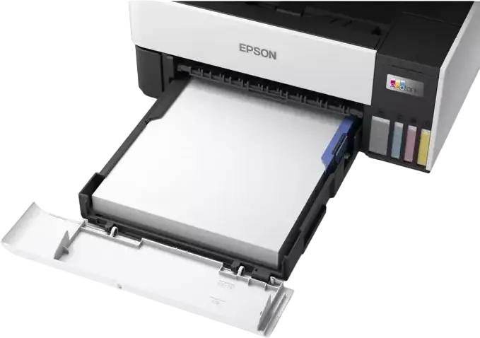 Epson EcoTank L6490 Multifunction Inkjet Printer, Print Scan Copy Fax, PrecisionCore, Pigment Ink, Auto Duplex, ADF, Wi-Fi, Ethernet, Grey