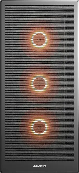 Carcasa Cougar MX230 RGB Mid Tower, Panou Lateral din Sticla Temperata, Fata Mesh Metalic, 4 Ventilatoare ARGB 120mm, Suport E-ATX, Negru