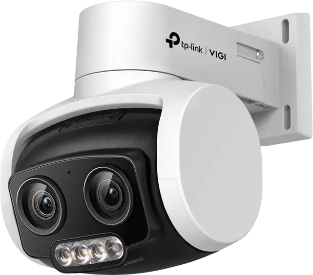 Сетевая уличная PTZ-камера TP-Link VIGI C540V 4МП Full-Color с двумя объективами, варифокальный зум 3x, IP66, PoE, двусторонняя аудиосвязь, H.265+