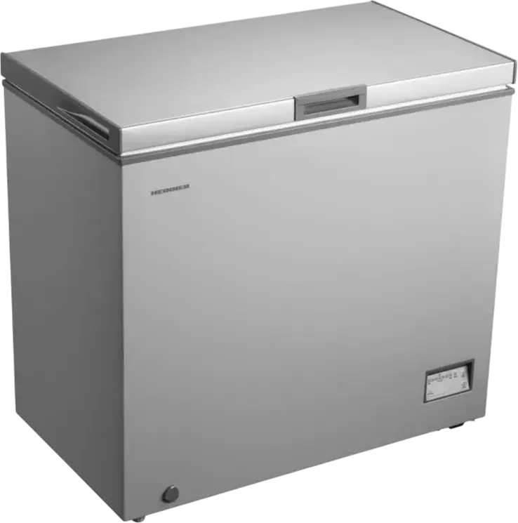 Congelator Heinner HCF-205NHSE++, Capacitate 198 L, Clasa Energetica E, Control Electronic, Congelare Rapida, Argintiu, Display LED Impermeabil
