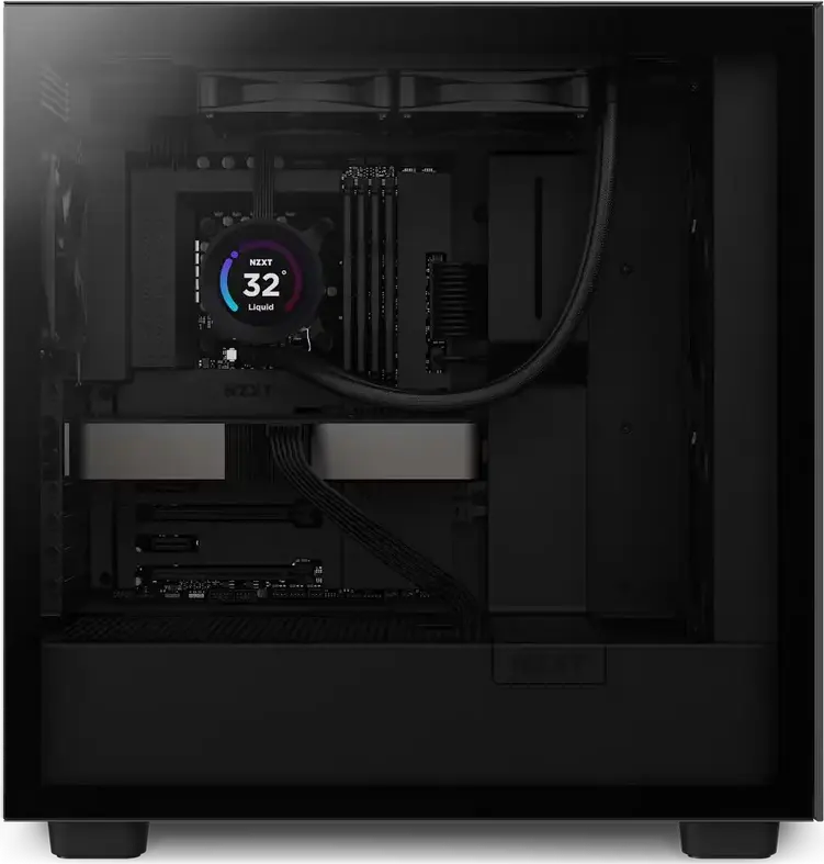 NZXT Kraken Elite 240 AIO Liquid CPU Cooler RL-KN24E-B2, 2.72" IPS LCD Display, 2x F120P Static Pressure Fans, Aluminum Radiator, Intel LGA 1851/1700/1200/115X, AMD AM5/AM4