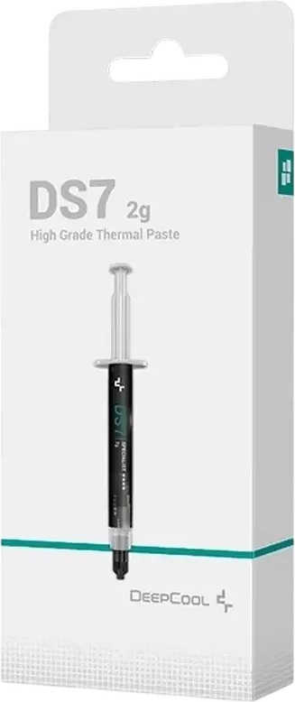 Deepcool DS7 High Grade Thermal Paste, 6.9 W/(m·K) Thermal Conductivity, 2g Gray Non-corrosive Grease for High-end CPUs and GPUs, with Cleanser Wipe