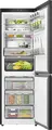 Frigider Combinat Hisense RB3K330SAIC, Total No Frost, 330L, Compresor Inverter, Metal-Tech Cooling, Wi-Fi ConnectLife, Negru, 185cm