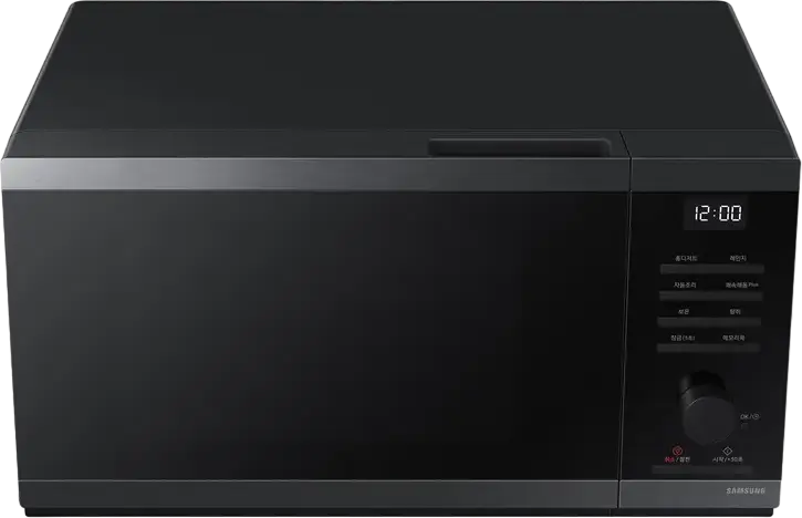 Samsung MS23DG4504AGE2 Solo Microwave Oven, 23L Capacity, 800W Power, Ceramic Inside Antibacterial Coating, Triple Distribution System, Black
