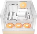 be quiet! Light Base 600 LX ATX Mid Tower Case, White, Panorama Tempered Glass, Dual Chamber, 4x Light Wings LX Fans, ARGB Strip, Backside Connector Support