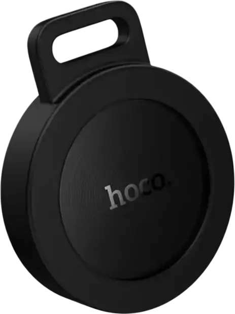 Tracker GPS Hoco E101 Dual Anti-Lost, Negru, Compatibil cu Apple Find My si Google Find My Device, Material ABS, Baterie CR2032, Pozitionare Globala