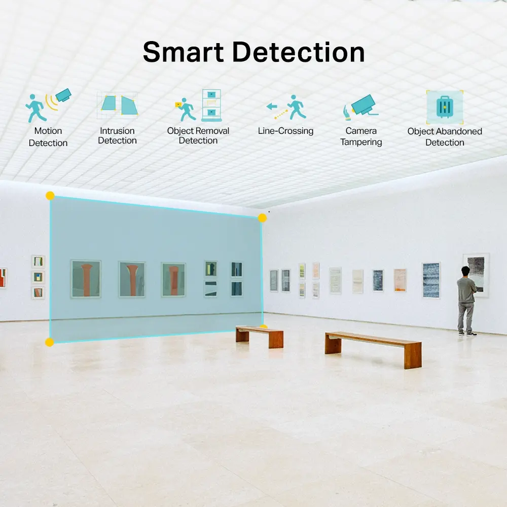 Camera Network Dome TP-Link VIGI C230i 3MP IR, Distanta Focală 4mm, Waterproof IP67, Vandal Proof IK10, PoE, Detectie AI Persoane si Vehicule, Microfon Incorporat, H.265+