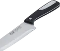 Cutit de bucatar RESTO 95320 ATLAS, lama din otel inoxidabil 20 cm X40Cr13, maner ergonomic din plastic negru, design eco-friendly