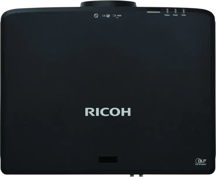 Ricoh PJ WUL6680 High-End Laser Projector, WUXGA Native Resolution, 8500 ANSI Lumens, 4K Signal Support, DLP, HDBaseT, IP5X Dust-Proof, Black