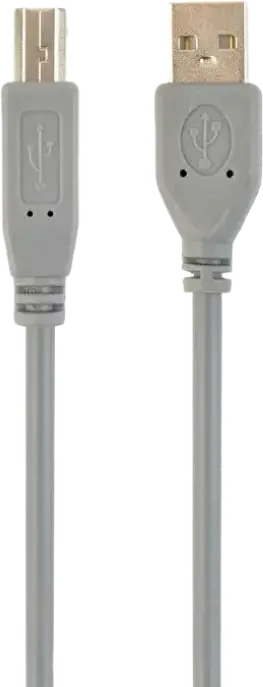 Cablu de comunicație Cablexpert CCP-USB2-AMBM-6G, USB Type-A/USB Type-B, 1,8m, Gri