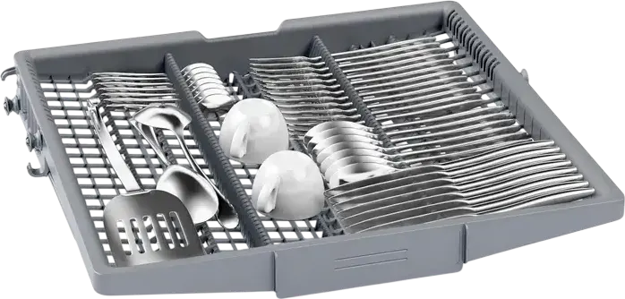 Bosch SMV46KX55E Fully Built-in Dishwasher, 13 Place Settings, EcoSilenceDrive Motor, AquaStop, VarioFlex Baskets, 6 Programs, 44 dB, 60 cm