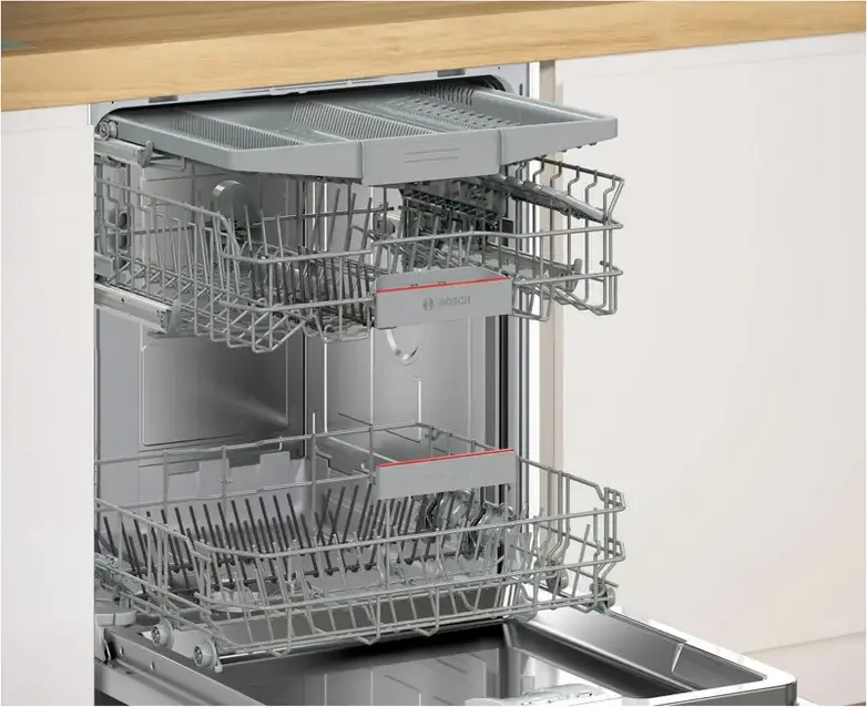 Bosch SMV46KX55E Fully Built-in Dishwasher, 13 Place Settings, EcoSilenceDrive Motor, AquaStop, VarioFlex Baskets, 6 Programs, 44 dB, 60 cm