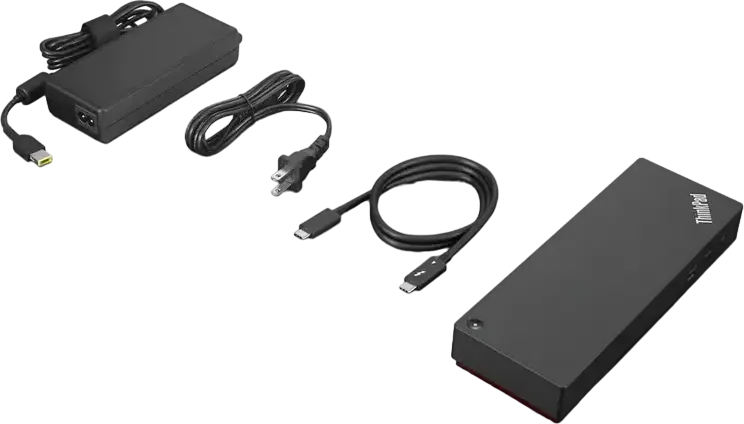 Dock Lenovo ThinkPad Universal Thunderbolt 4 40B00135US, 40Gbps, 100W PD, Suport Display 8K/4K, 16 Porturi, HDMI 2.1, DP 1.4, Intel vPro, Negru