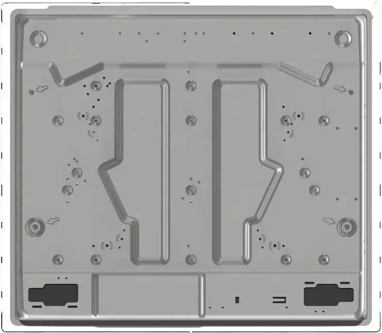 Gorenje GT 642 AXW Simplicity Built-in Gas Hob, 4 Burners, White Tempered Glass, Cast Iron ProGrids, Electric Ignition, Gas Control, 60 cm